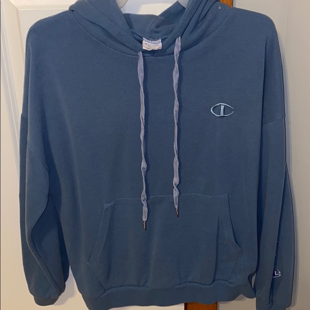 Baby Blue Champion Hoodie
